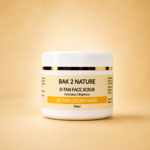d tan face scrub